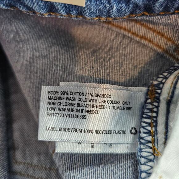 Universal Thread Vintage Straight Jeans Womens Size 2R Medium Wash Denim Retro - Picture 11 of 11